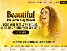 Tablet Screenshot of beautifulonbroadway.com